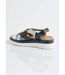 Sandales multibrides compensées grande largeur-2