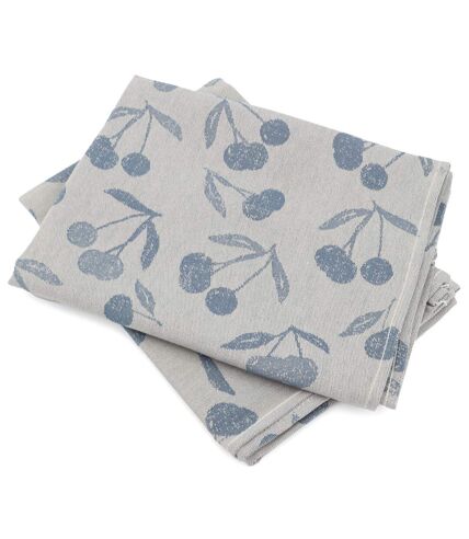 Lot de 2 torchons de cuisine toile coton BING