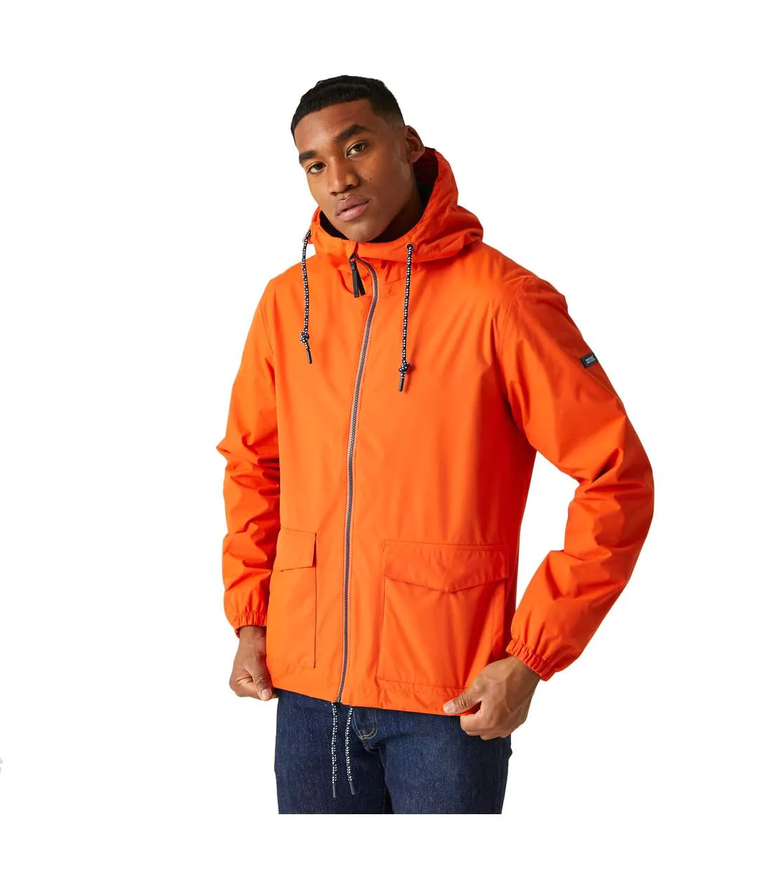 Mens Bayano Waterproof Jacket Rusty Orange Regatta-4