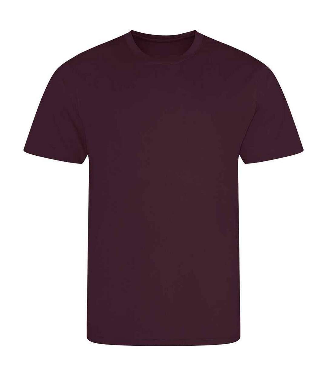 Mens t-shirt burgundy AWDis Cool-1