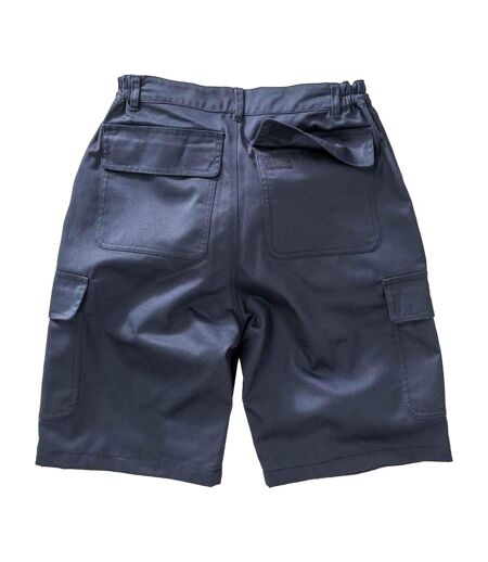 Mens work shorts navy Result Genuine Recycled