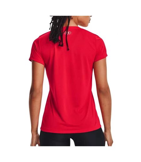 T-shirt Rouge Femme Under Armour Solid - L