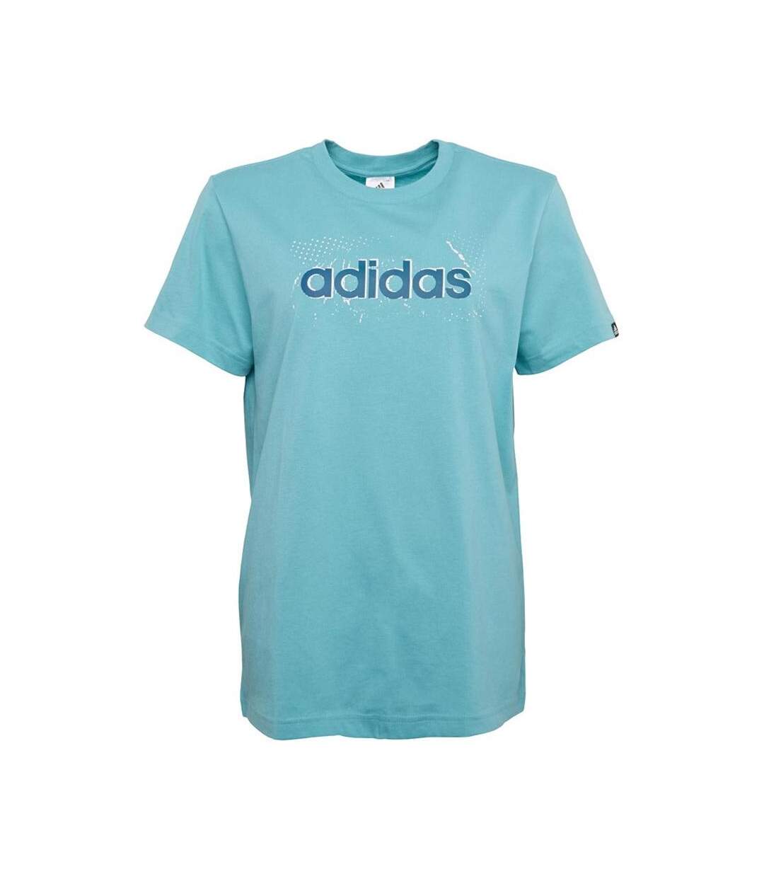 T-Shirt bleu femme adidas exposure - l-1