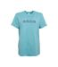 T-Shirt bleu femme adidas exposure - l-1