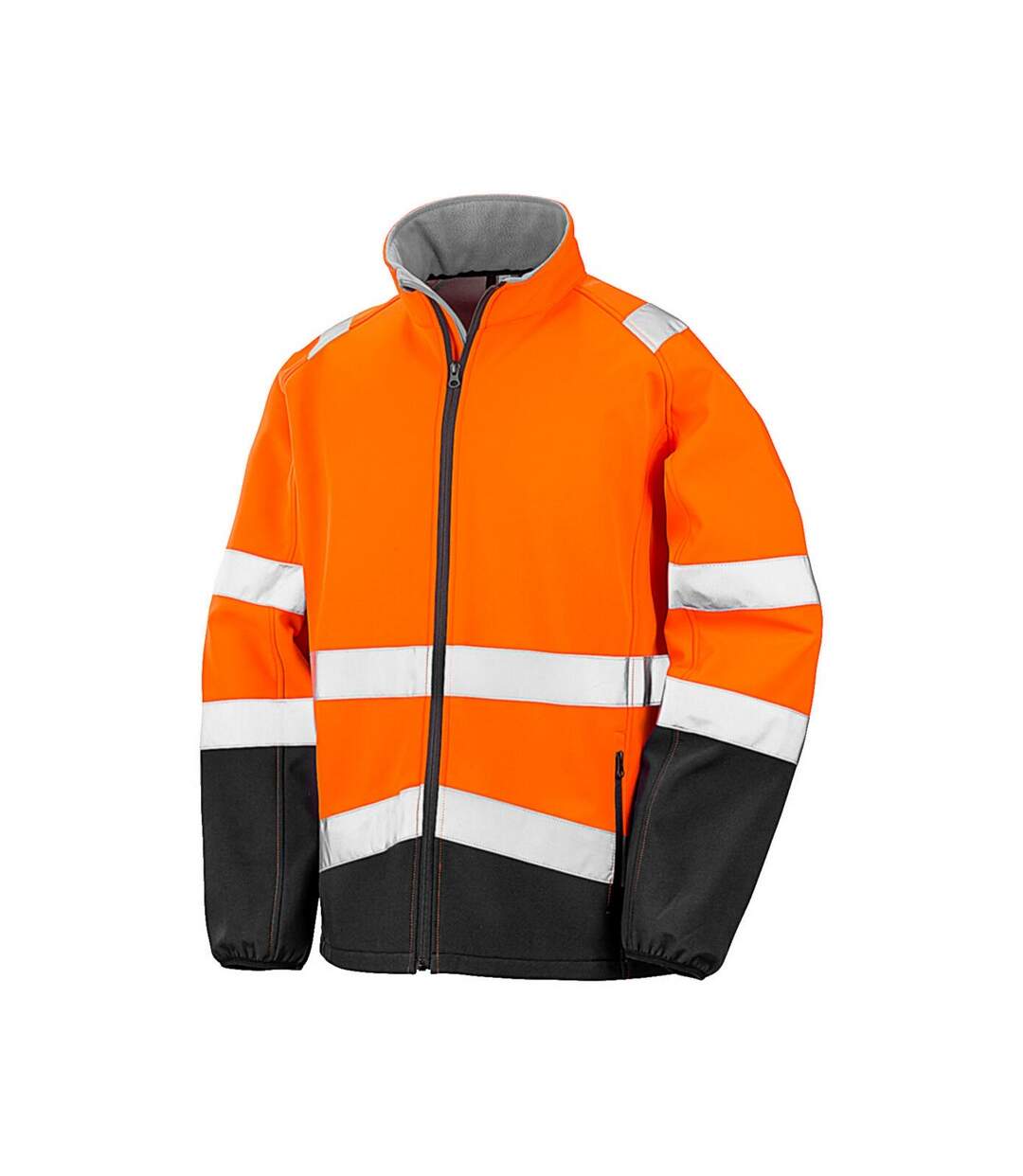Veste softshell homme orange fluo / noir Result Safe-Guard-1
