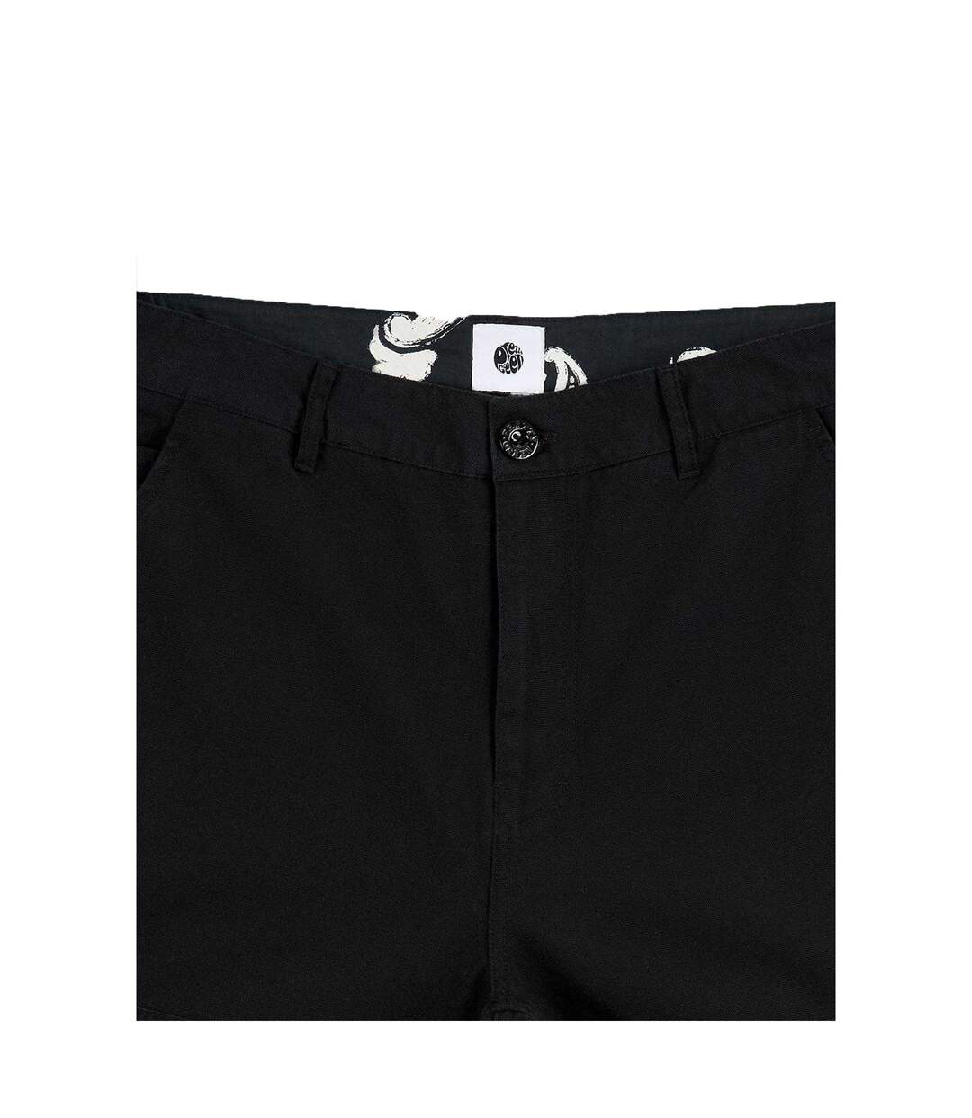 Mens Stamford Cargo Shorts Black Pretty Green-4