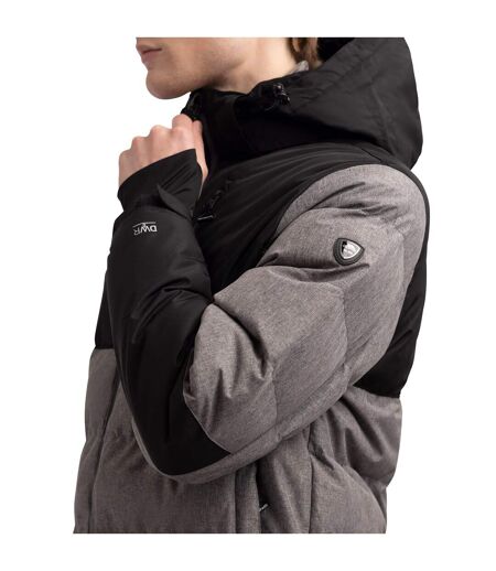 Mens Delabole Padded Jacket Grey Marl Trespass