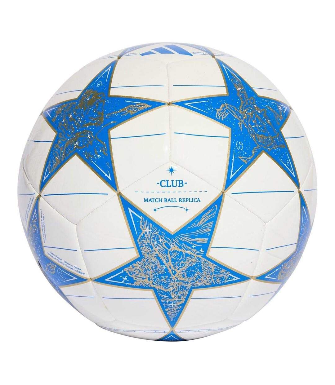 Ballon De Foot Motif/style Ligue Des Champions De L´uefa Taille 4 Blanc Bleu Adidas-2