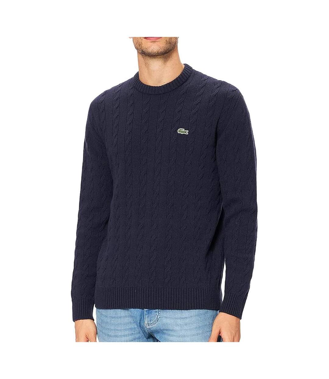 Pull Marine Homme Lacoste Tricot AH1991 - XXL