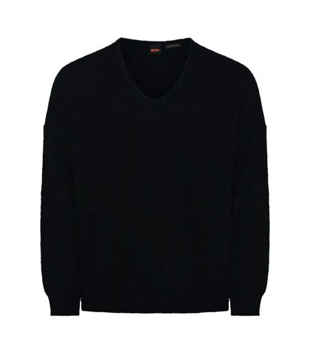 Womens/ladies Fondyssa Jumper Black Boss