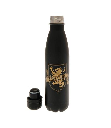The Godfather Corleone Thermal Flask (Black/Gold) (One Size) - UTTA9483