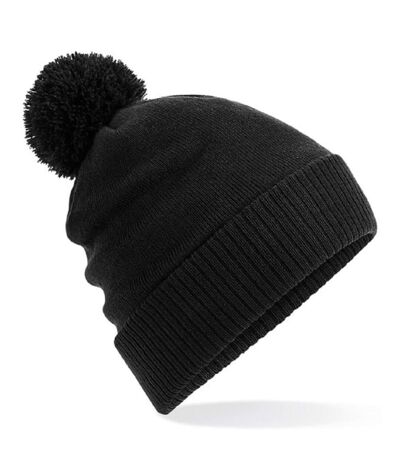 Bonnet à pompon adulte - B439 - noir