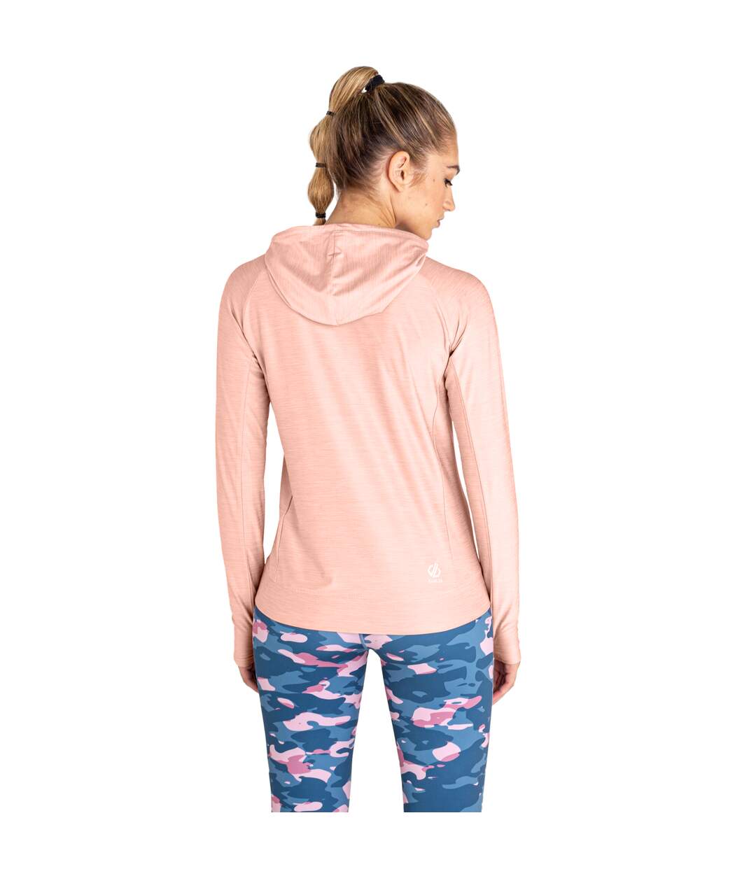 Sweat À Capuche Sprint City Femme Rose Pâle Dare 2b-4