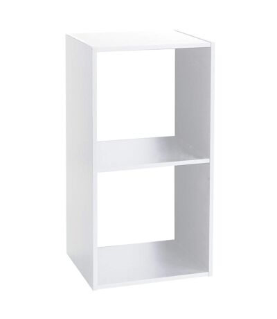 Etagère 2 Cases Mix - P. 34,5 cm x H. 67,5 cm - Blanc
