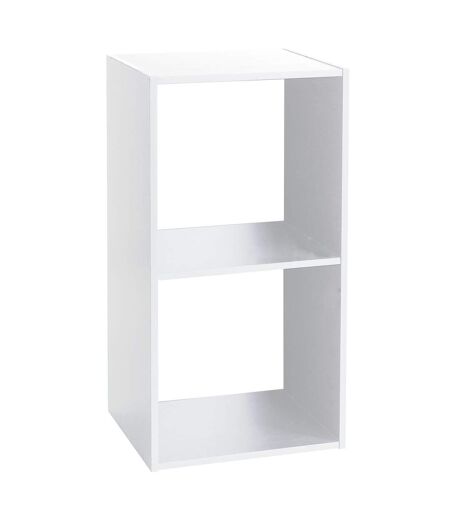 Etagère 2 Cases Mix - P. 34,5 cm x H. 67,5 cm - Blanc