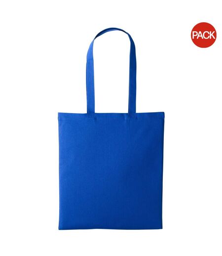 Lot de 2  sacs de courses unis taille unique bleu roi Nutshell