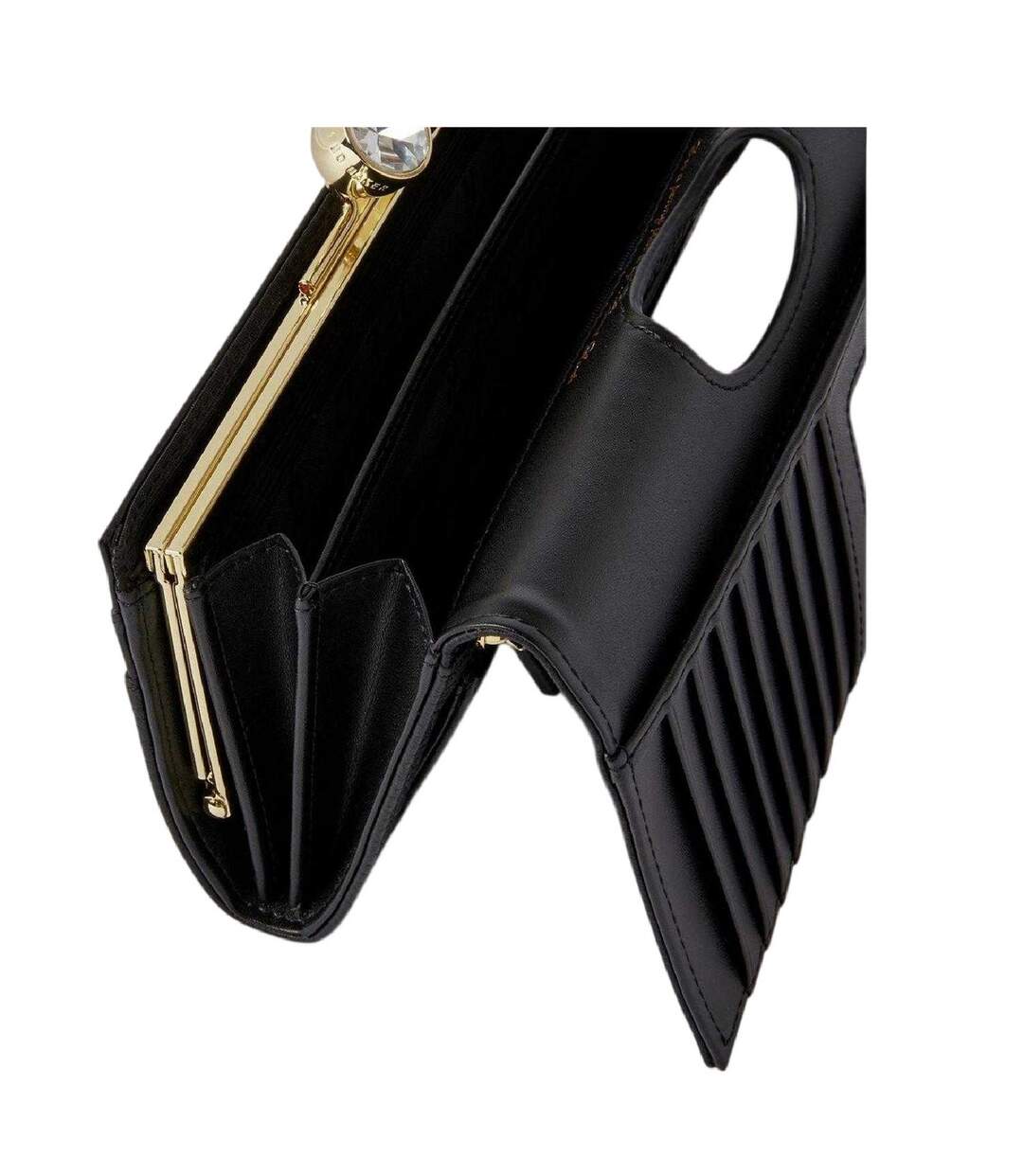 Womens/ladies Josiey Leather Purse One Size Black Ted Baker-3
