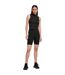 Womens/ladies High Waist Cycling Shorts Black Build Your Brand-1