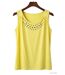 Axone TF344J Débardeur femme grande taille stretch jaune pour un style estival lumineux-2