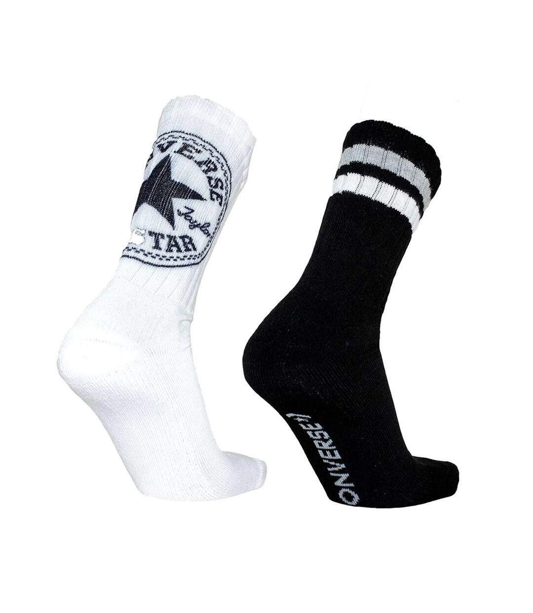 Chaussettes Noires/Blanches Homme Converse E1236H - 39/42-2