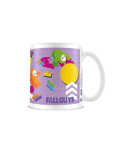 Fall Guys Running Amok Mug (Purple/Pink/Yellow) (12cm x 8.7cm x 10.5cm) - UTPM6993
