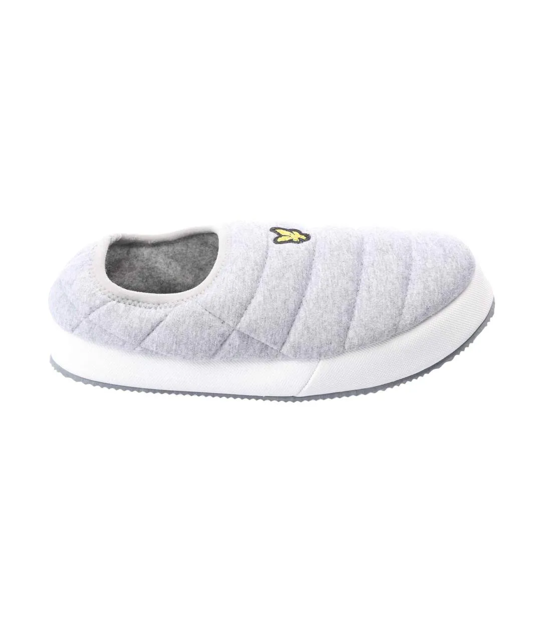 Mens Valentine Slippers Grey Lyle & Scott-3