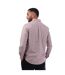 Mens Slim Button-down Shirt Oxblood Farah-3