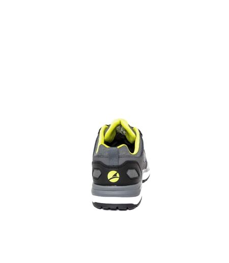 Leather Ultratrail Low Lace Up Safety Shoe Grey Combined Mens