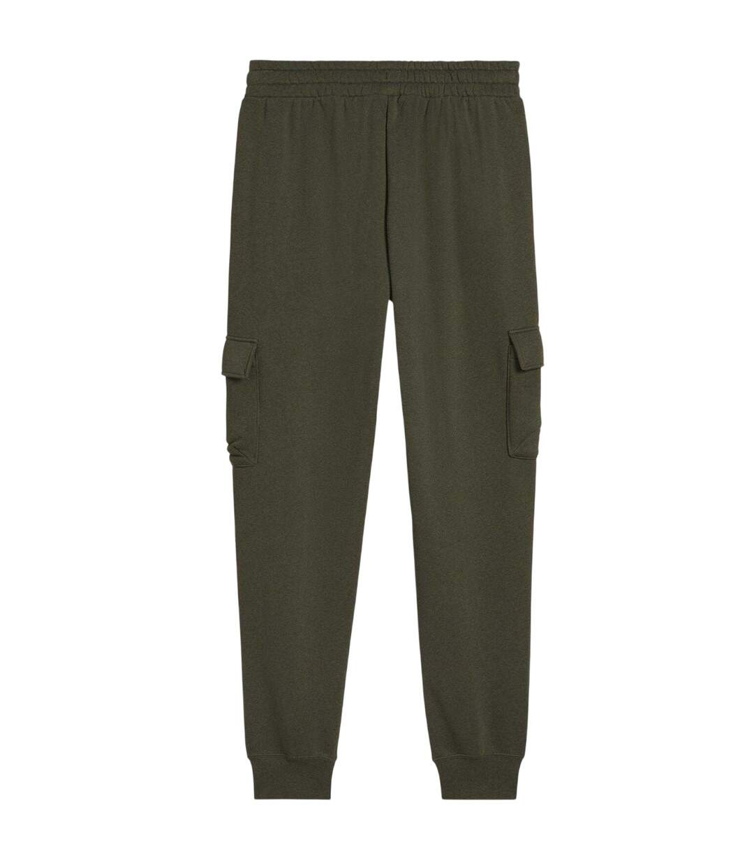 Mens Cotton Logo Sweatpants Olive Puma-2