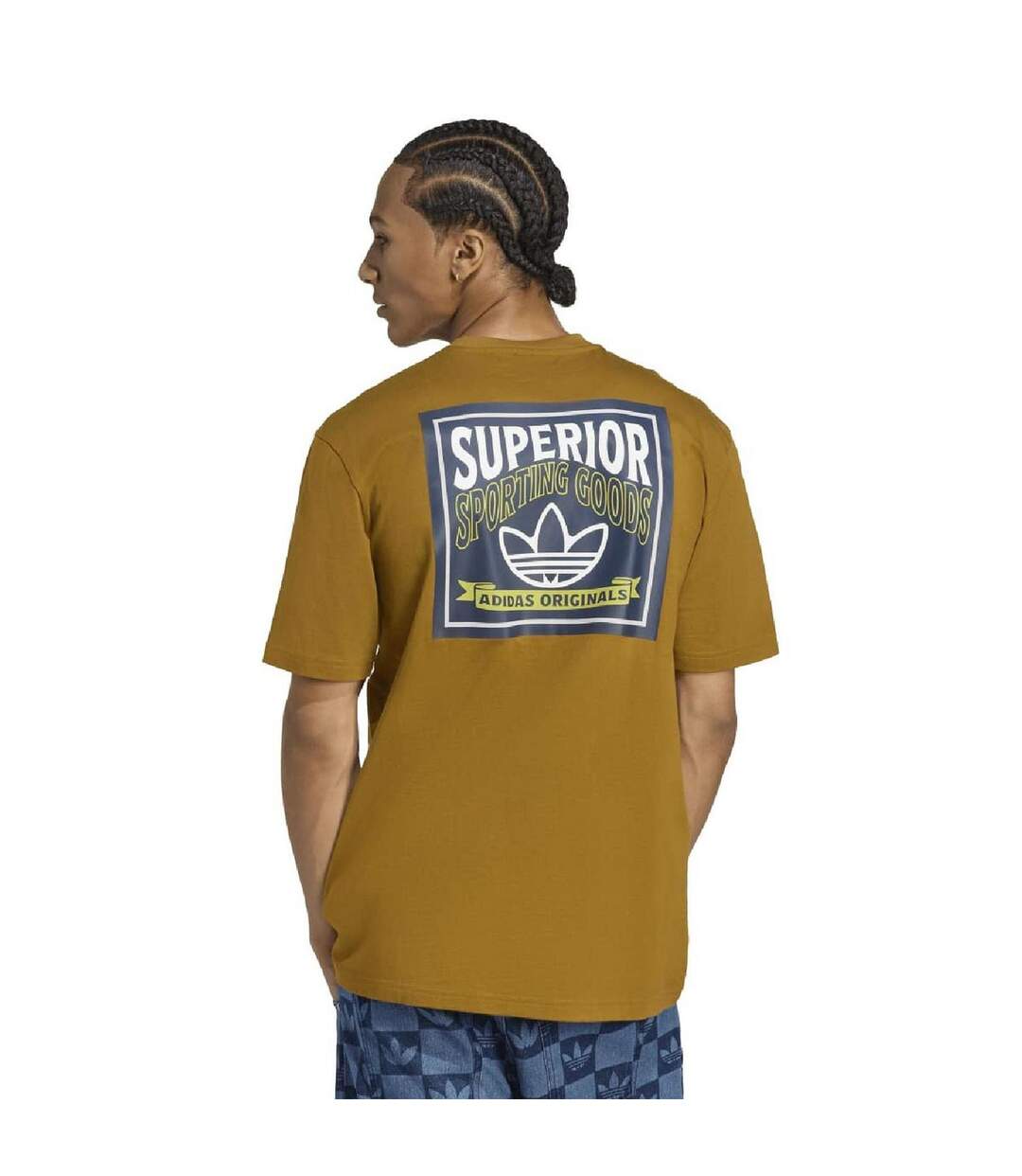 Mens Wabash Loose Fit T-shirt Bronze Adidas-3