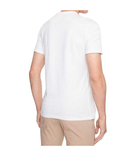 T-shirt Motif/style Logo Homme Blanc Guess