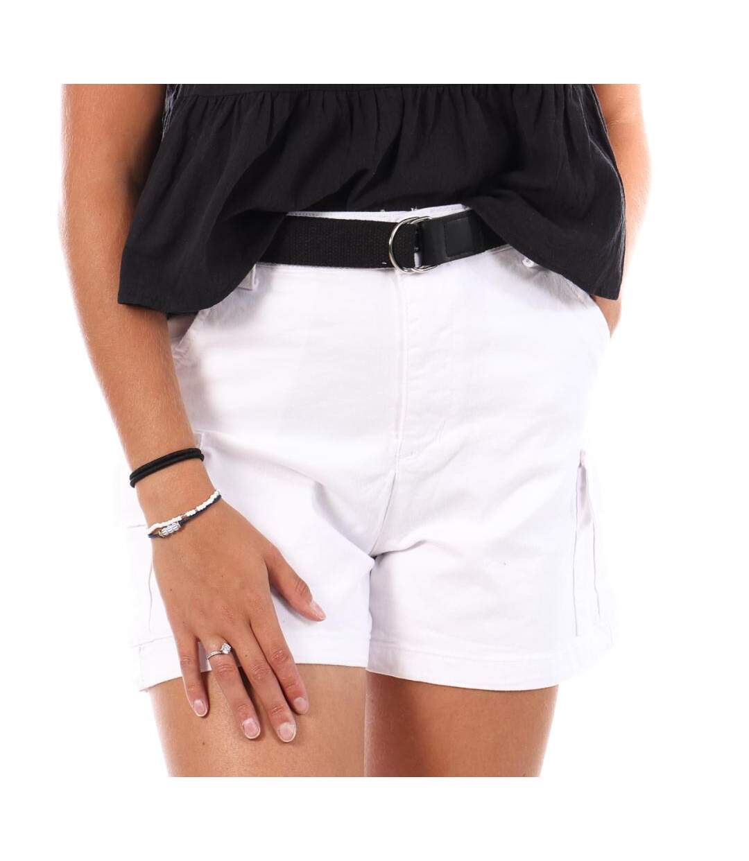 Short Blanc Femme Monday Premium LW525 - XS-1