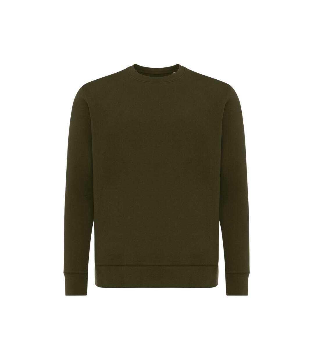 Unisex adult etosha recycled cotton lightweight sweatshirt khaki green Iqoniq-1
