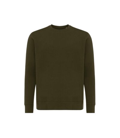 Unisex adult etosha recycled cotton lightweight sweatshirt khaki green Iqoniq