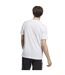 T-shirt Style Logo Brodé Essentials Linear Homme Blanc Adidas-3