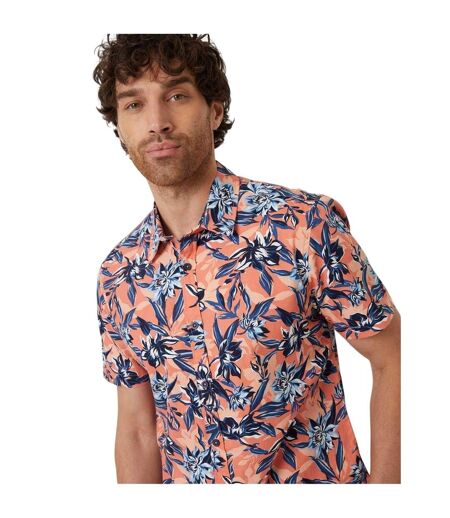 Chemise Motif/style Floral Latham Homme Corail Threadbare