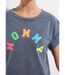 T-shirt délavé avec inscription Mommy-4
