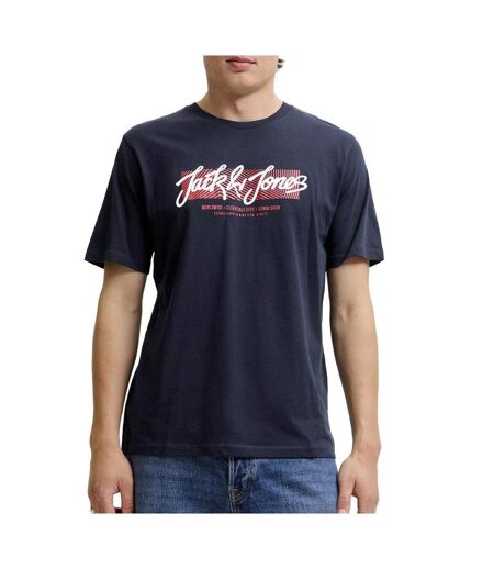 T-Shirt marine homme jack & jones hurban