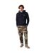 Sweat À Capuche Motif/style Logo Sur Poitrine Homme Bleu Marine Champion-4