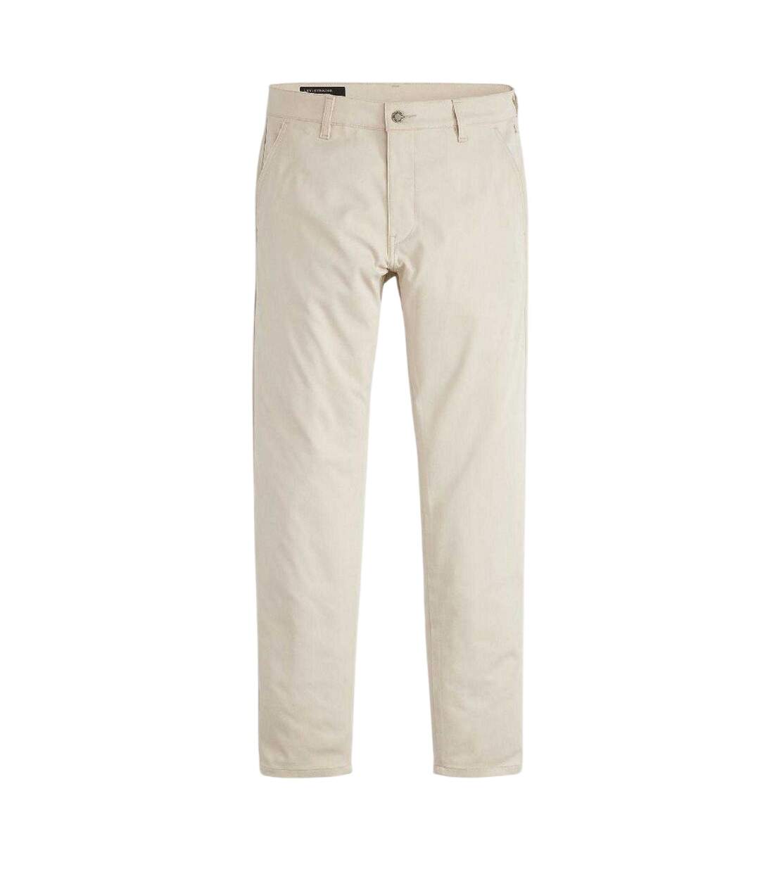 Mens Tech+ Plain Tapered Chinos Cream Levis-2