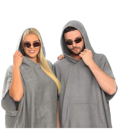 Poncho Adulte Gris Home & Living