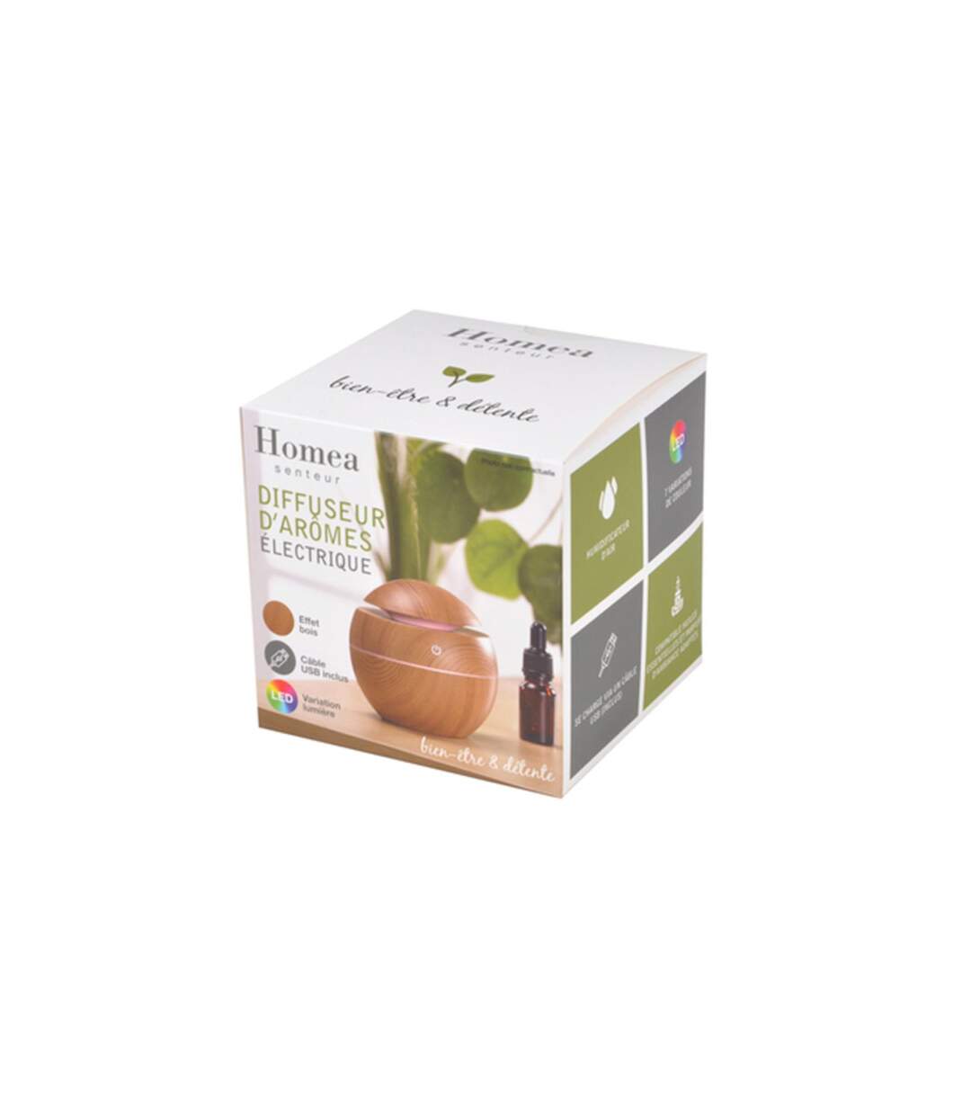 Diffuseur de Parfum Électrique Boule 130ml Naturel-3