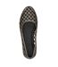 Womens/ladies Clear Jelly Ballet Flats Black Where´s That From-2