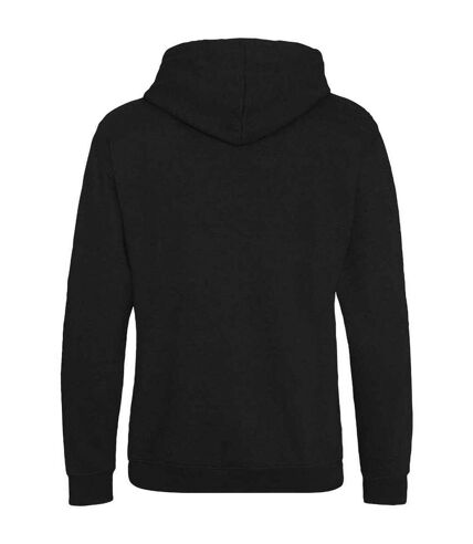 Sweat à capuche college adulte noir anthracite Awdis