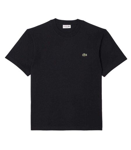 Mens Embroidered Logo T-shirt Black Lacoste