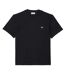 Mens Embroidered Logo T-shirt Black Lacoste-2
