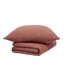 Couvre lit terracotta + 2 taies d'oreiller today 260x240cm-2