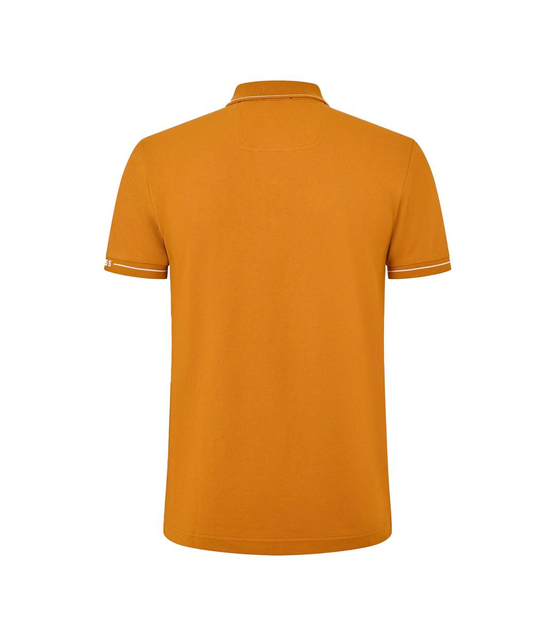 Mens Paddy Short-sleeved Polo Shirt Dark Yellow Boss-2