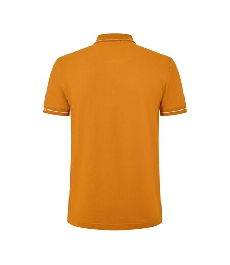 Mens Paddy Short-sleeved Polo Shirt Dark Yellow Boss