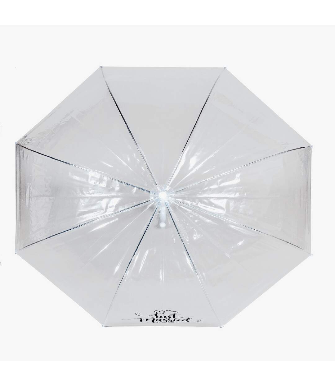 Parapluie en dôme taille unique transparent / blanc X-brella-3